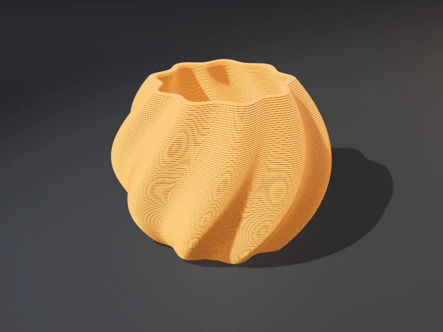 3D printerda chop etilgan svetilnik